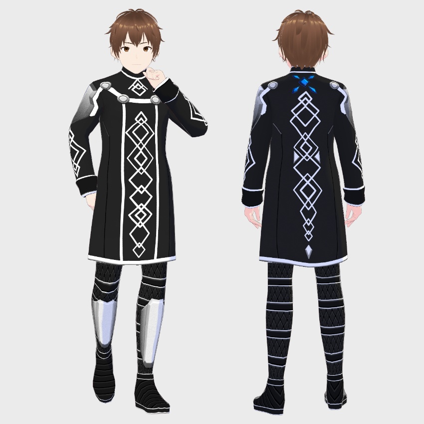 【FREE/無料】サイバーコート【VRoid Texture】