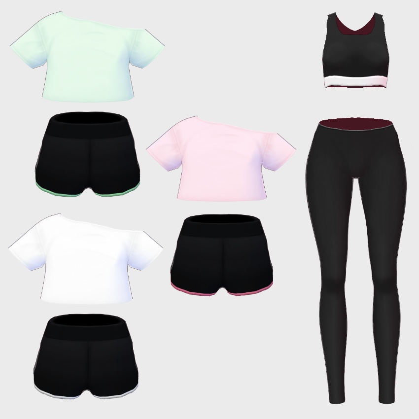 【FREE/無料】スポーツウェア【VRoid Texture】