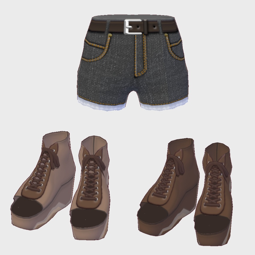 【FREE/無料】オフショルジャケット【VRoid Texture】