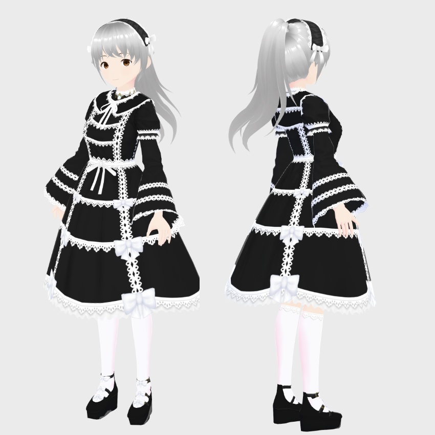 ゴスロリ服【VRoid Texture】