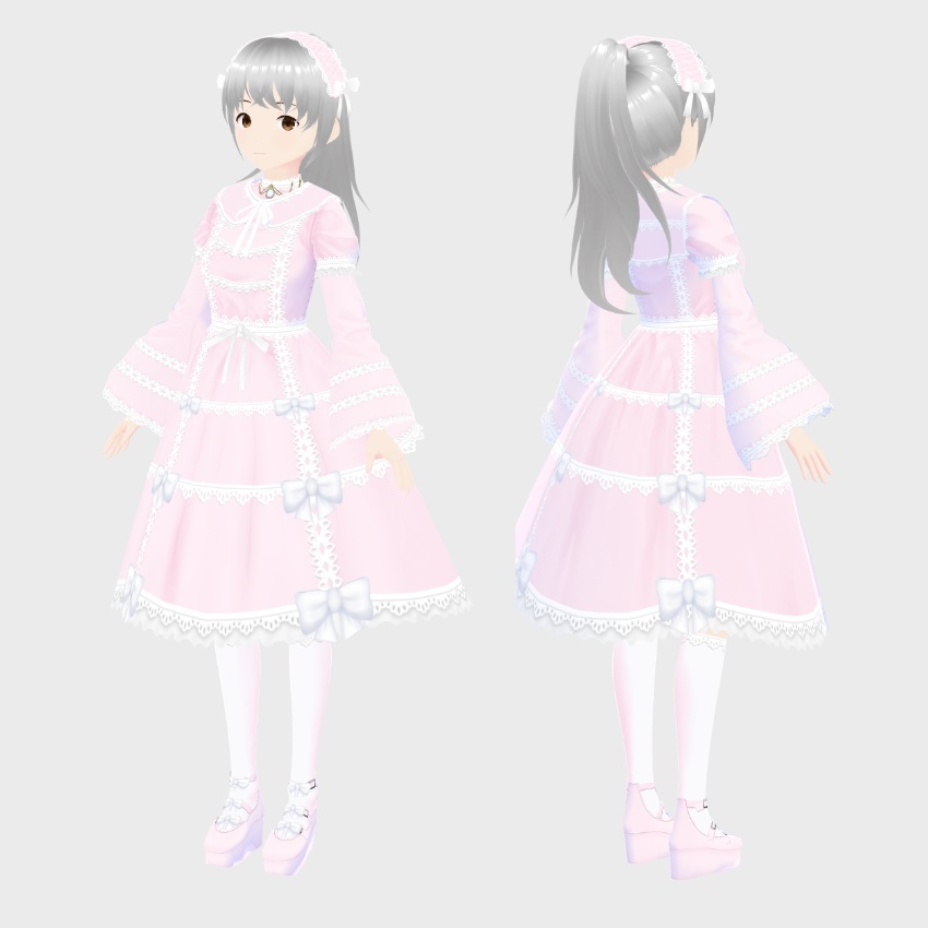 ゴスロリ服【VRoid Texture】