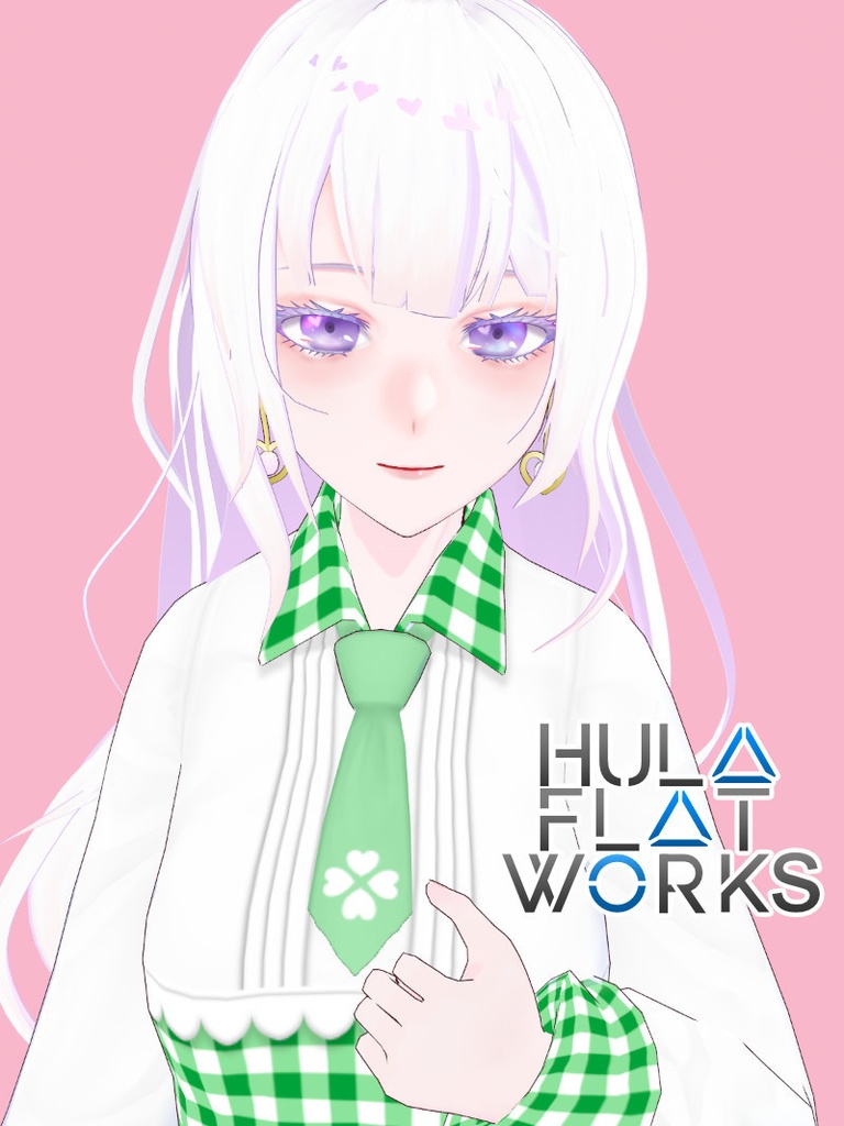 【FREE/無料】チェック柄ドレス【VRoid Texture】