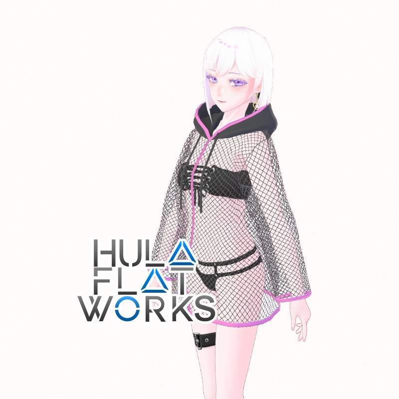 【FREE/無料】メッシュパーカー【VRoid Texture】