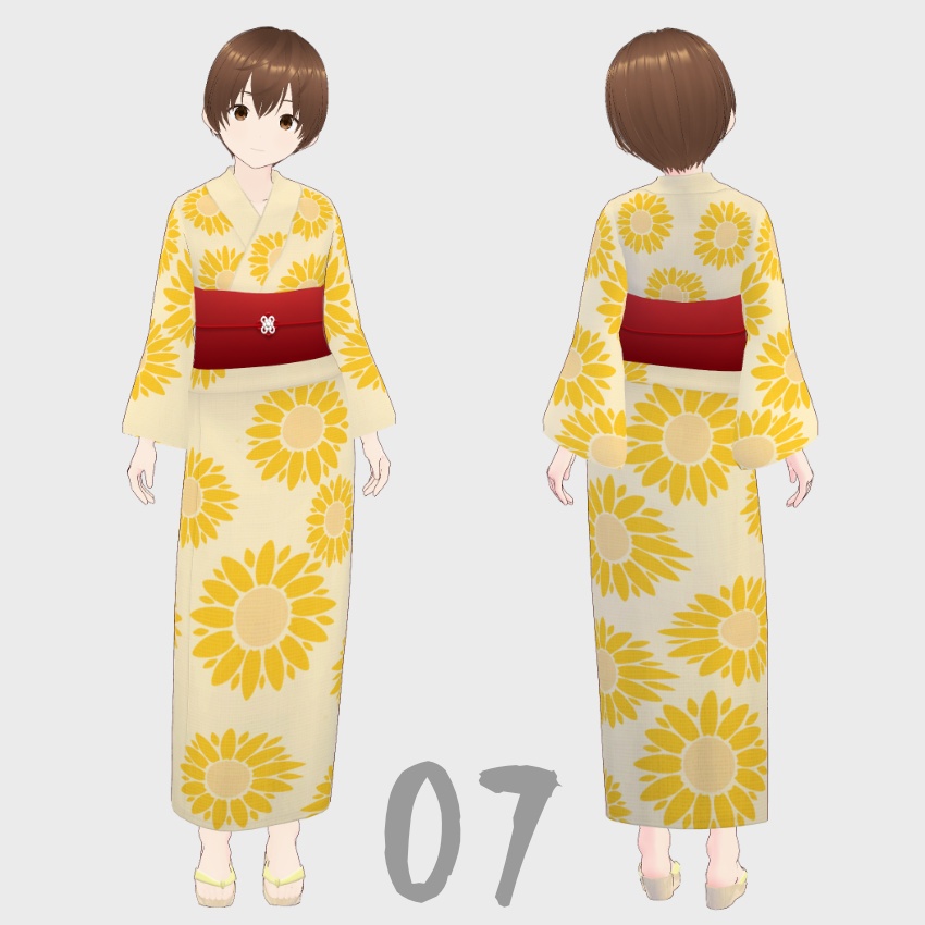 【FREE/無料】浴衣_yukata【VRoid Texture】