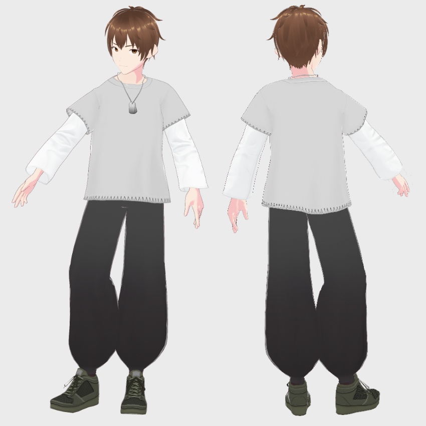 【FREE/無料】サルエルパンツ【VRoid Texture】