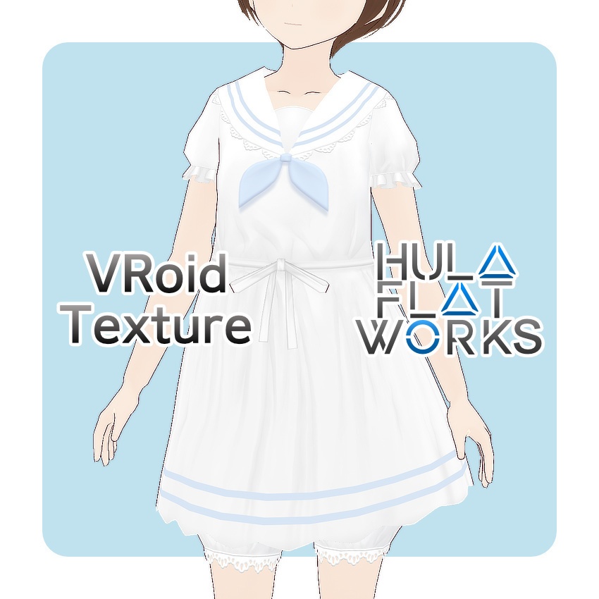 【FREE/無料】セーラールームウェア【VRoid Texture】
