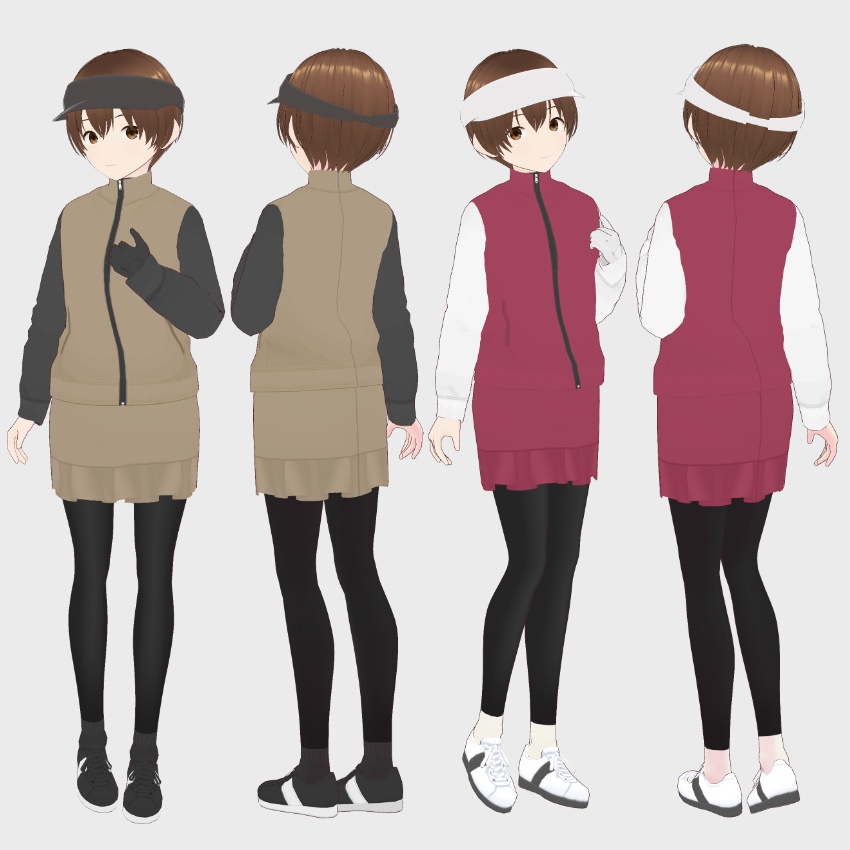 【FREE/無料】ゴルフウェア【VRoid Texture】