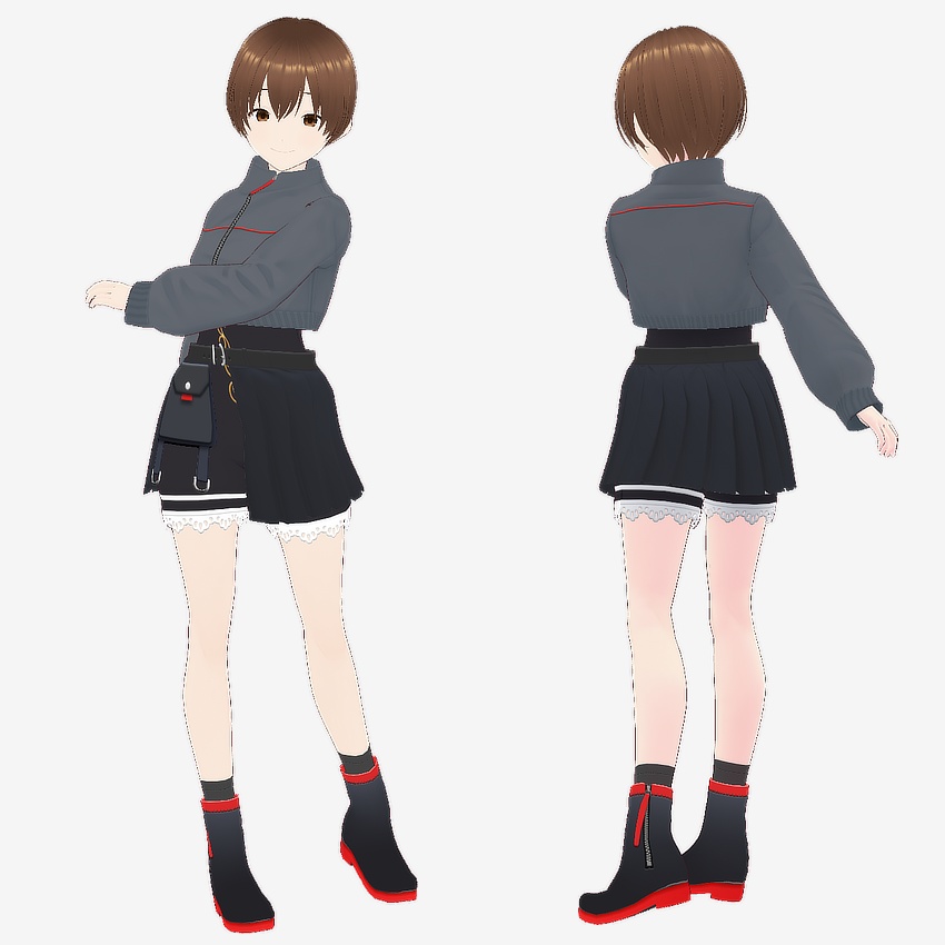 【FREE/無料】オータムジャンパー【VRoid Texture】