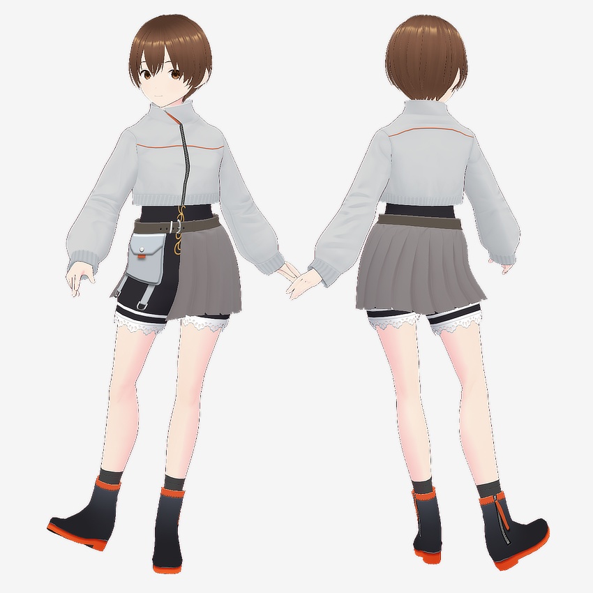 【FREE/無料】オータムジャンパー【VRoid Texture】