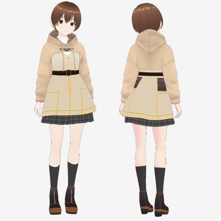 【FREE/無料】オータムワンピース【VRoid Texture】