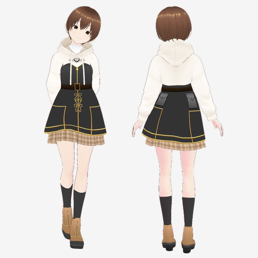 【FREE/無料】オータムワンピース【VRoid Texture】