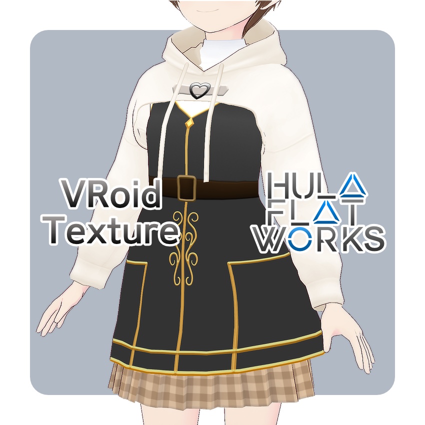 【FREE/無料】オータムワンピース【VRoid Texture】