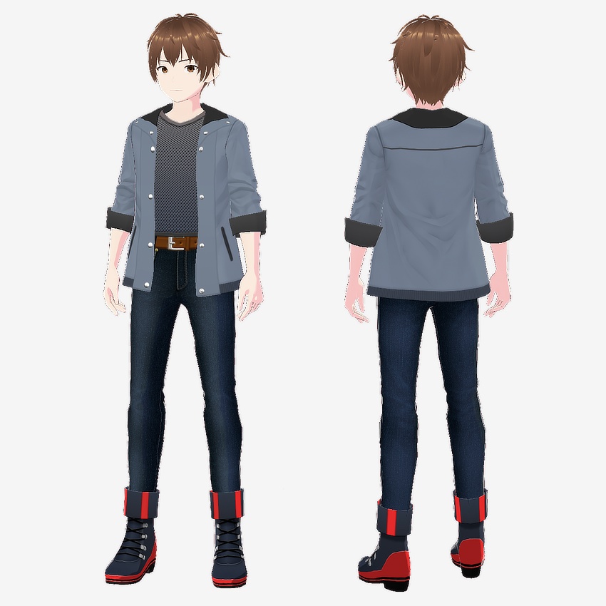 【FREE/無料】オータムテックウェア【VRoid Texture】