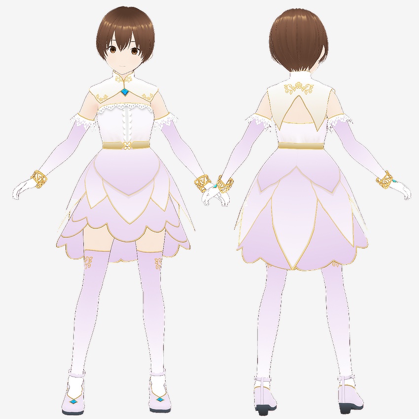 【FREE/無料】妖精衣装【VRoid Texture】