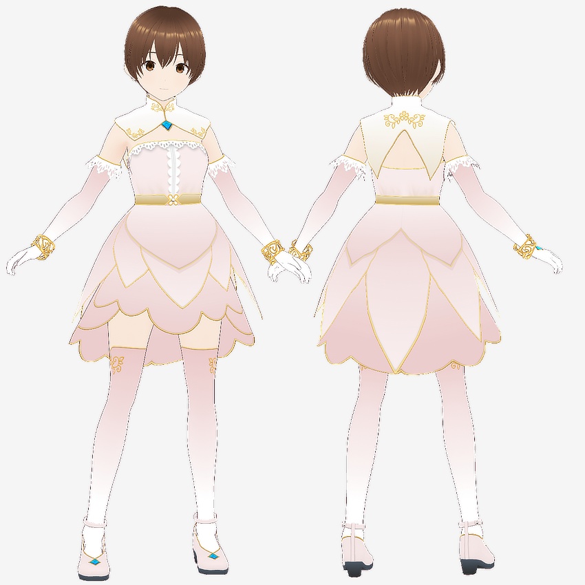 【FREE/無料】妖精衣装【VRoid Texture】