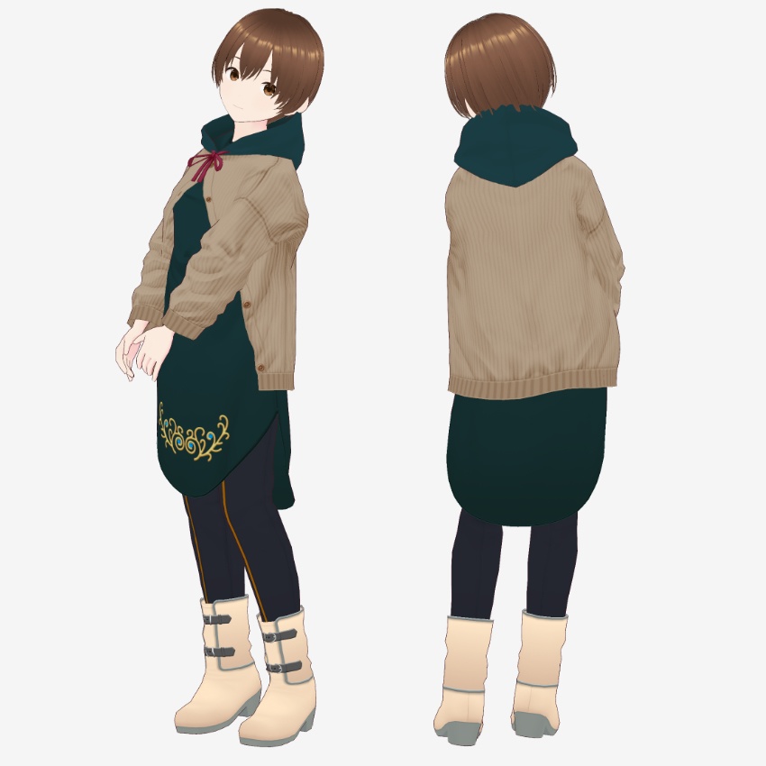 【FREE/無料】ウインターニット【VRoid Texture】