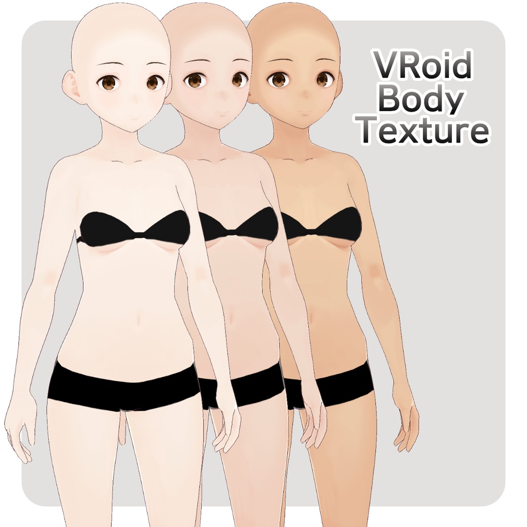 【FREE/無料】ボディテクスチャ_Body Textures【VRoid Texture】