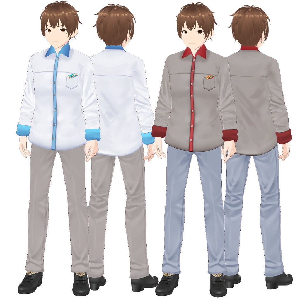 【FREE/無料】Etherial Shirt【VRoid Texture】