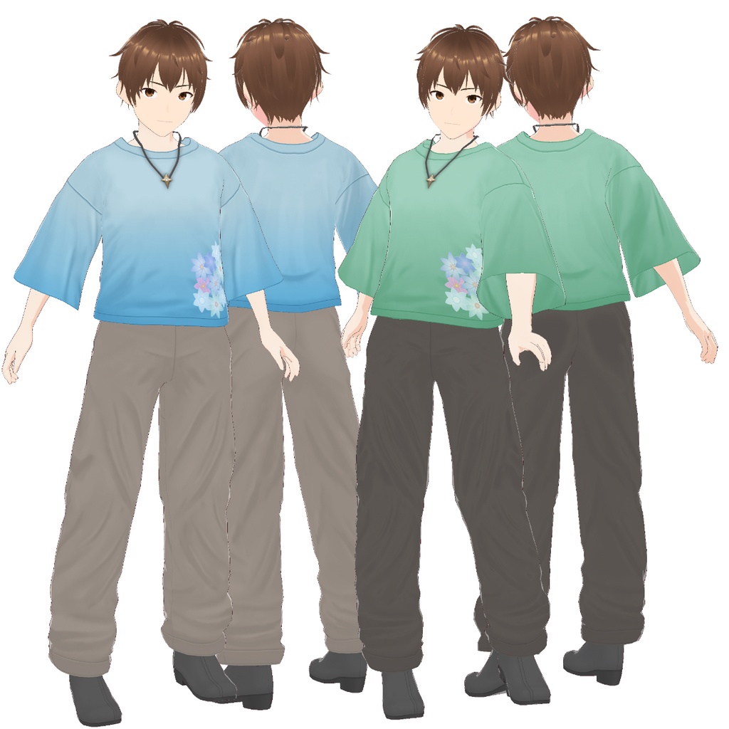 【FREE/無料】Sylvan Shirt【VRoid Texture】