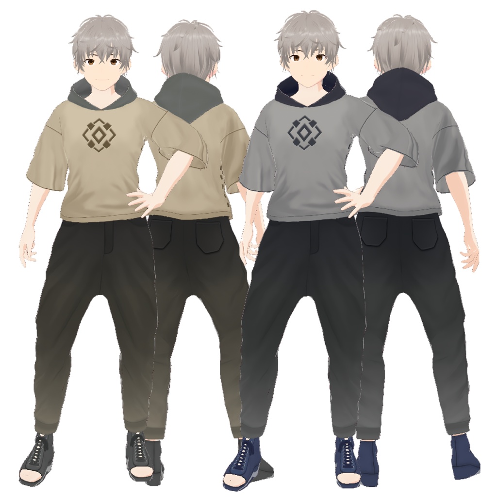 【FREE/無料】Land_Casual_boy【VRoid Texture】