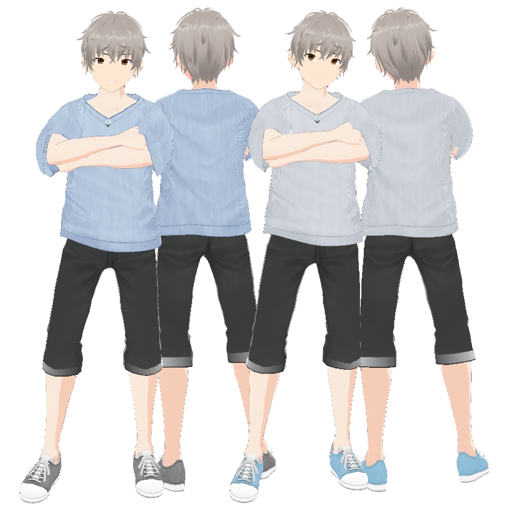 【FREE/無料】Water_Casual_boy【VRoid Texture】