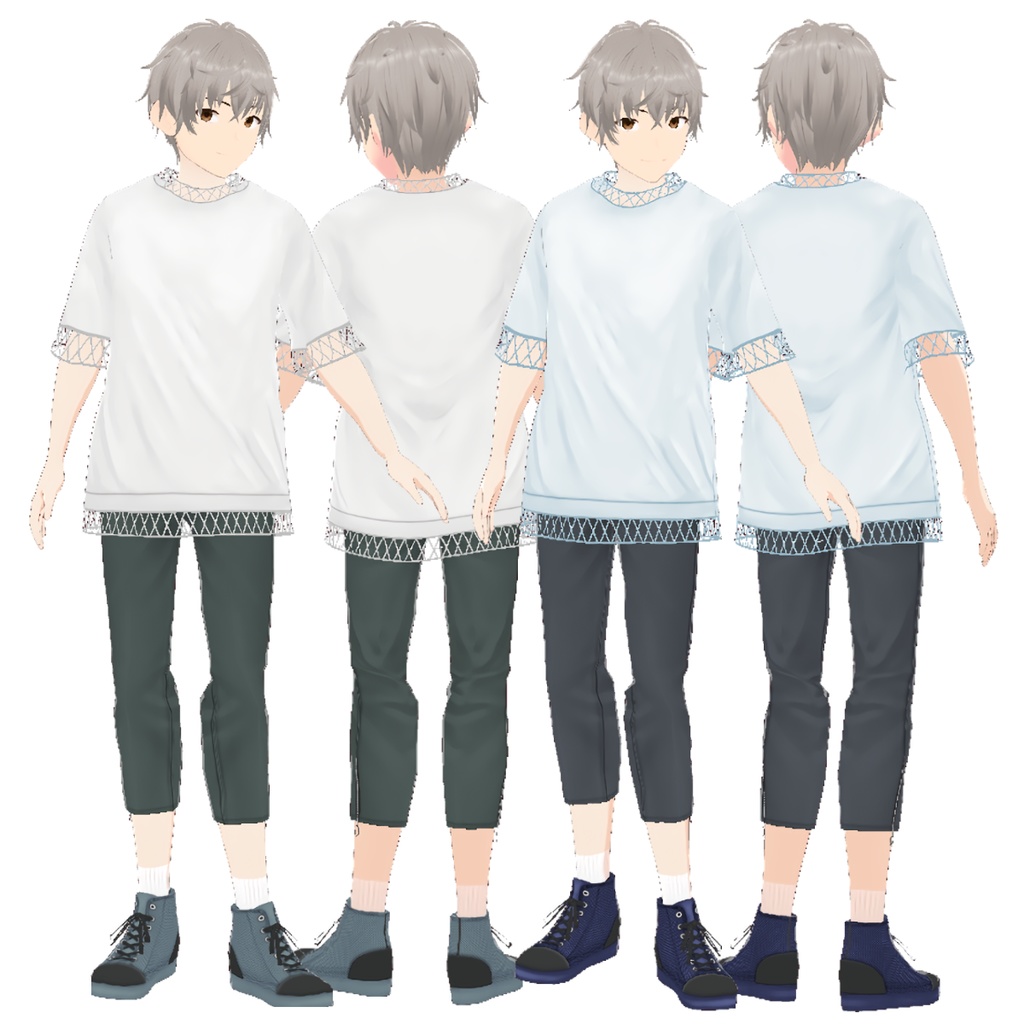 【FREE/無料】Wind_Casual_boy【VRoid Texture】