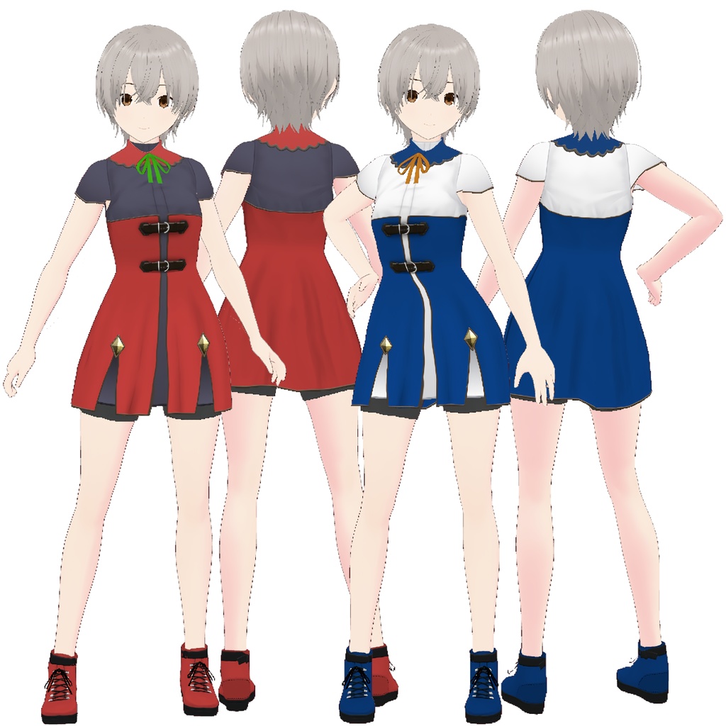 【FREE/無料】Fire_Casual_girl【VRoid Texture】