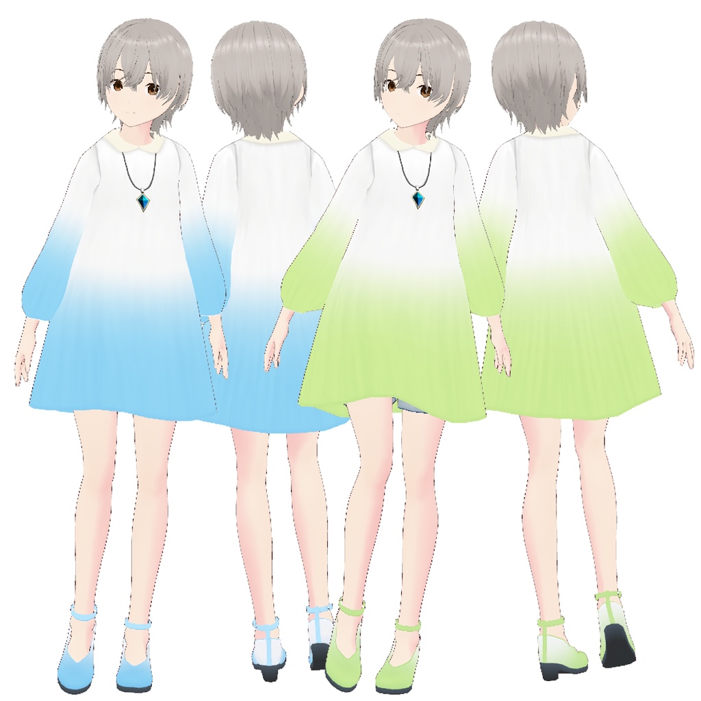 【FREE/無料】Land_Casual_girl【VRoid Texture】