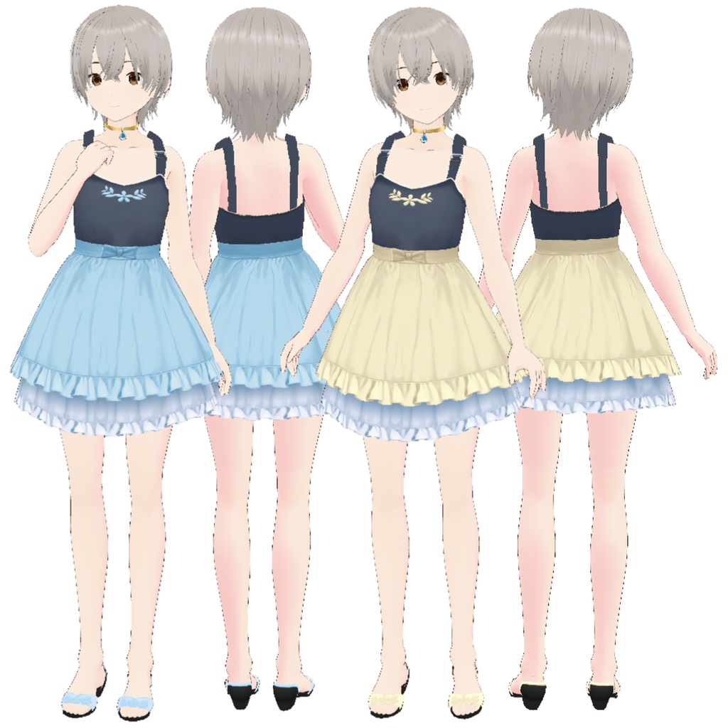 【FREE/無料】Water_Casual_girl【VRoid Texture】