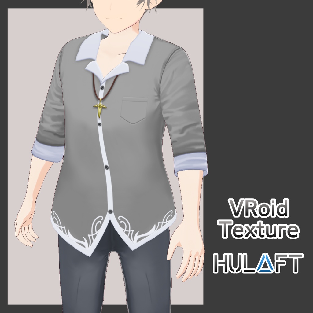 【FREE/無料】Casual Wizard 【VRoid Texture】