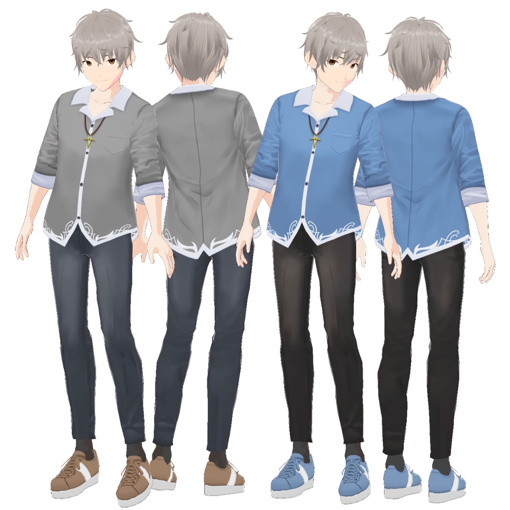 【FREE/無料】Casual Wizard 【VRoid Texture】