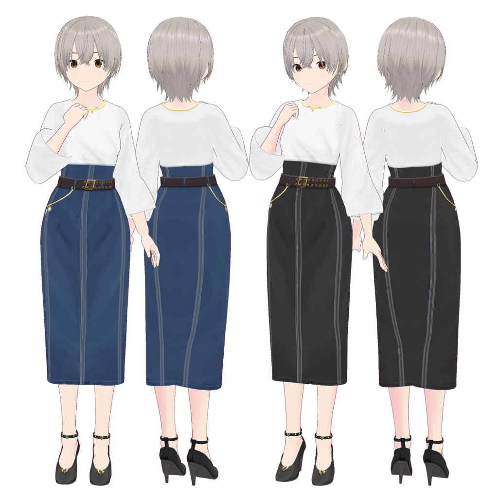 【FREE/無料】wizard skirt【VRoid Texture】