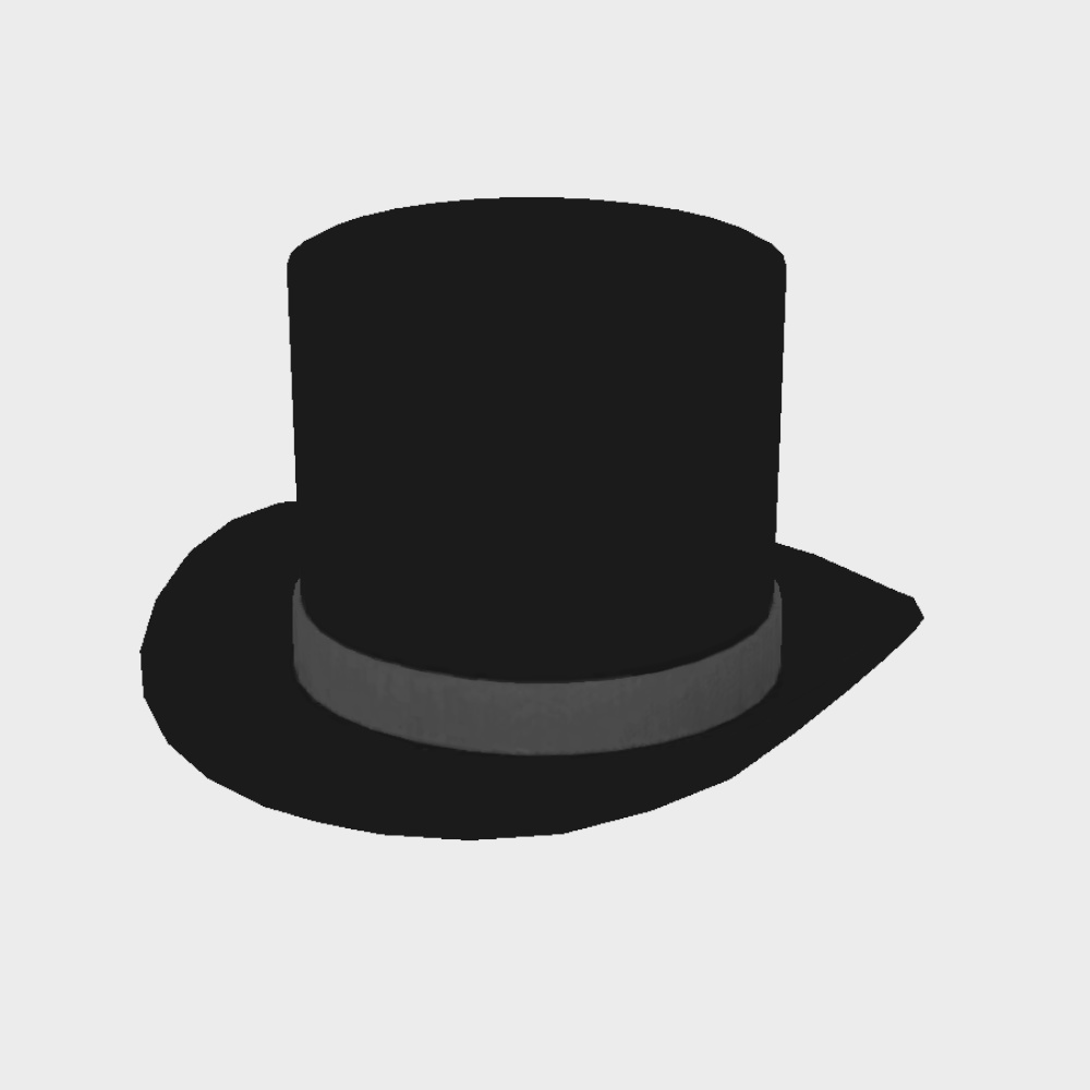 シルクハット_Silkhat01【VRoid xwear】