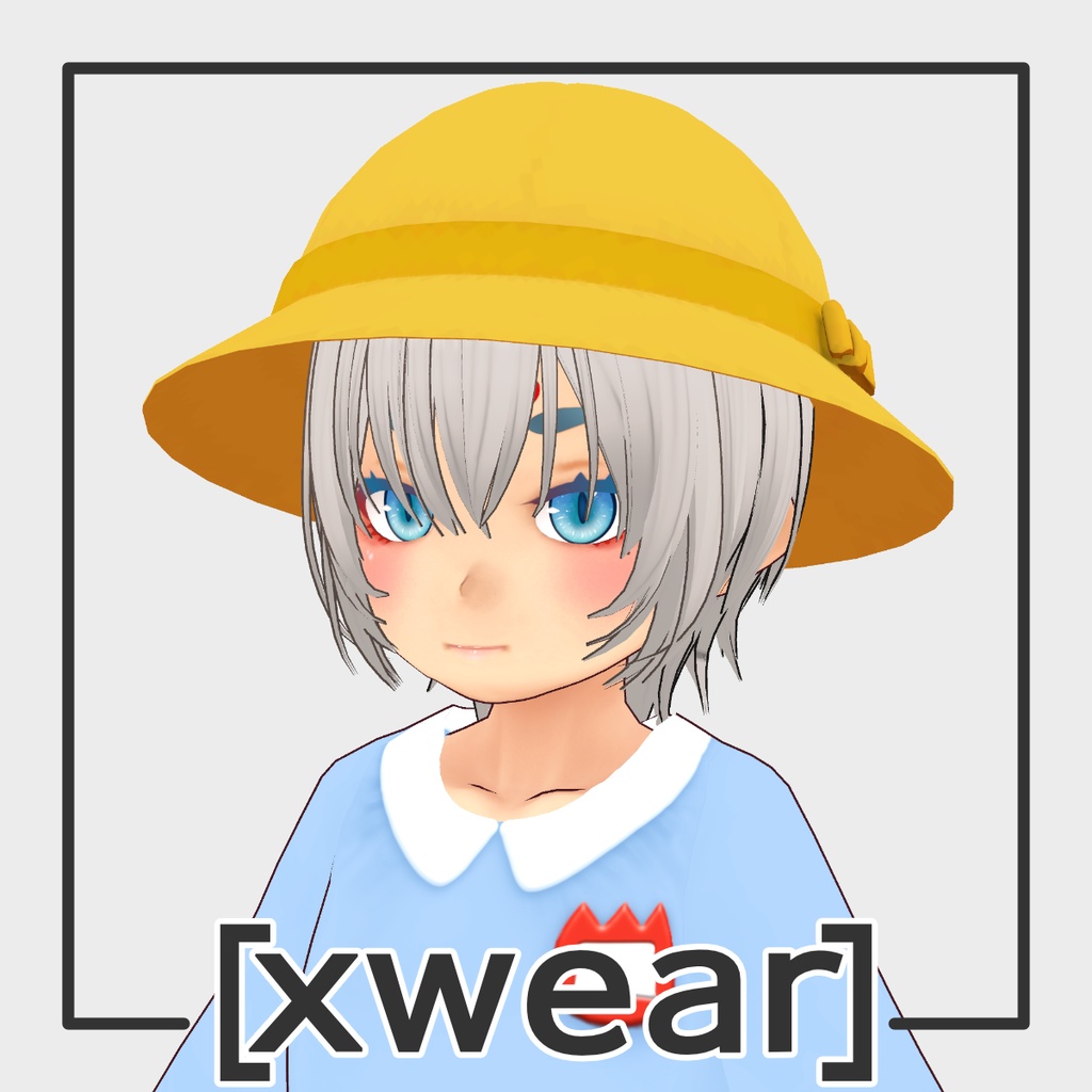 【VRoid xwear】幼稚園帽