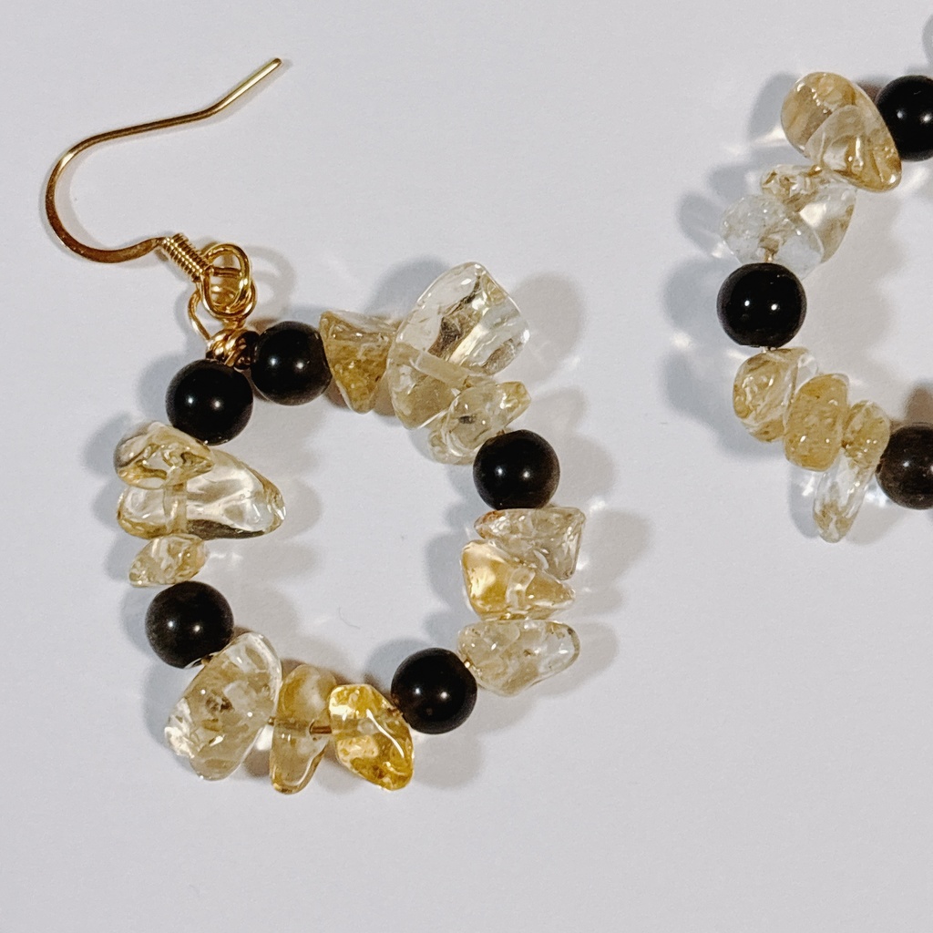 【725】イメージカラーのリースピアス①