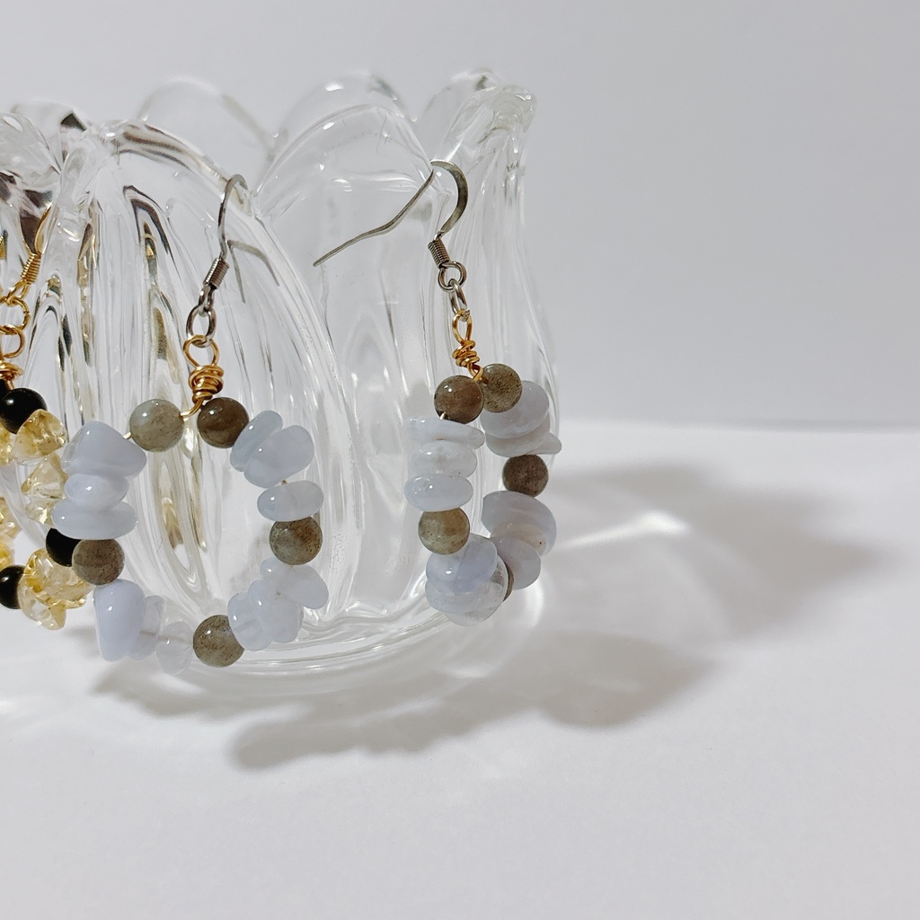 【725】イメージカラーのリースピアス②