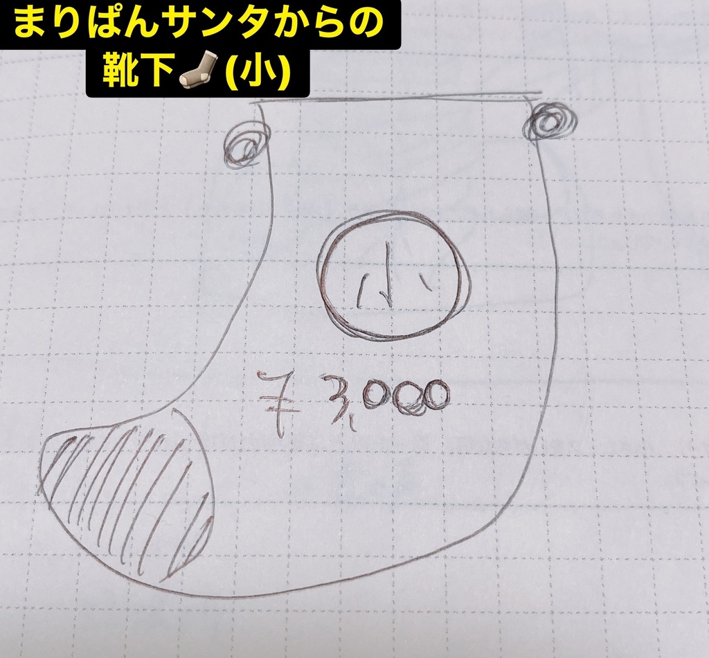 【まりぱんサンタからの靴下🧦(小)】※匿名配送㊙️