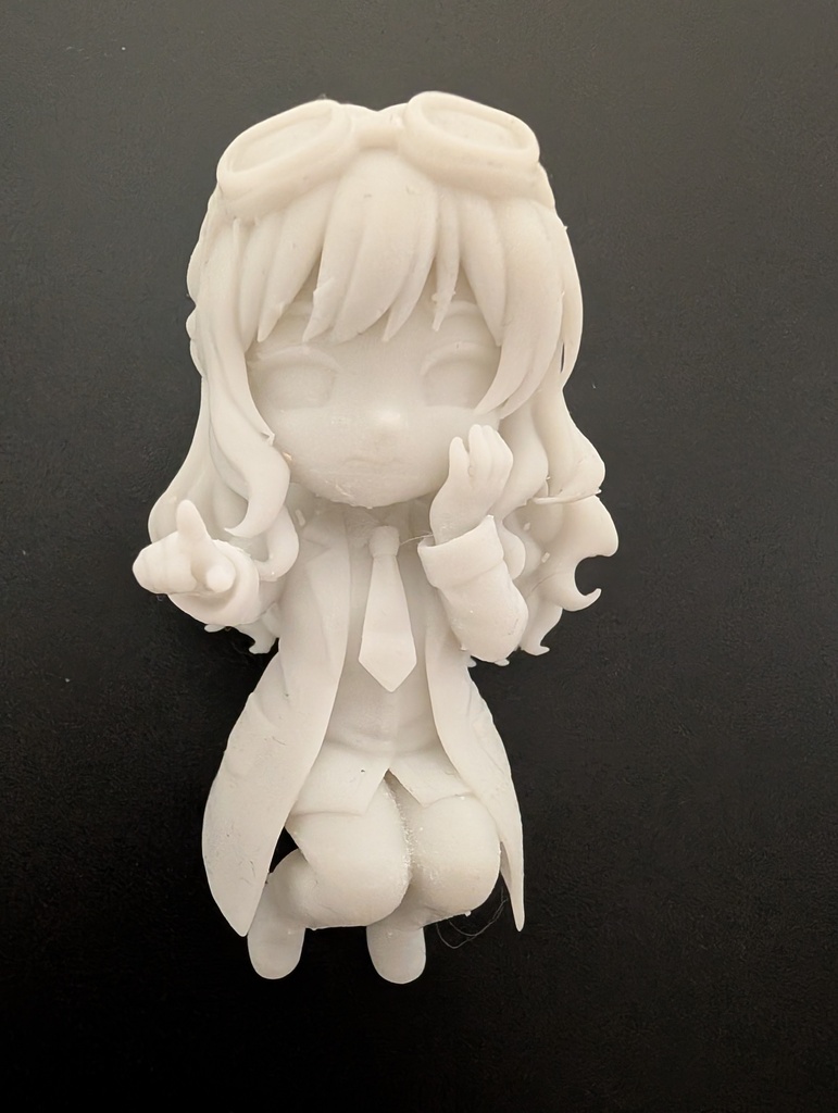 【デフォルメフィギュア】「魔王の玉座」&「お座りDOYAちゃん」 3Dプリントモデル