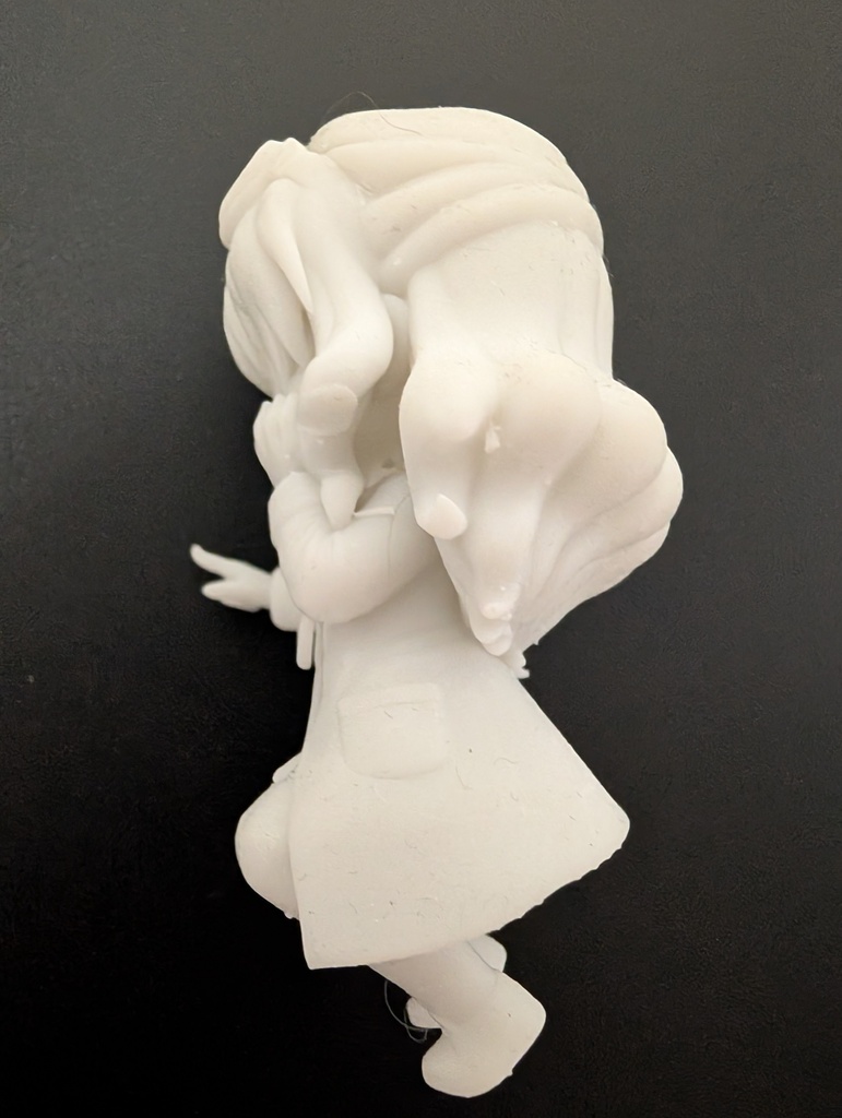 【デフォルメフィギュア】「魔王の玉座」&「お座りDOYAちゃん」 3Dプリントモデル