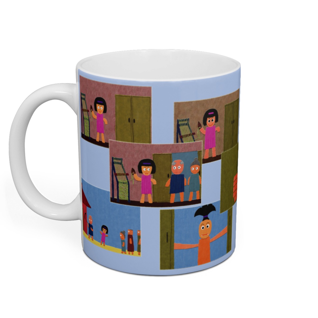 コラージュ(瓜子姫)