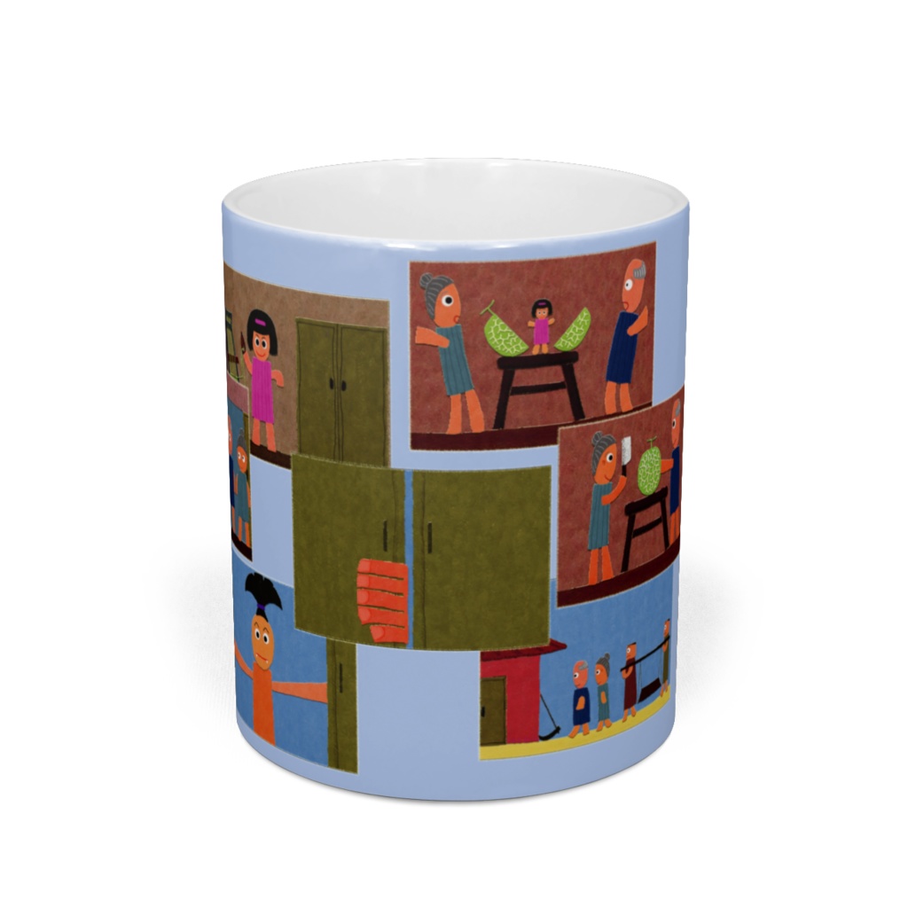 コラージュ(瓜子姫)