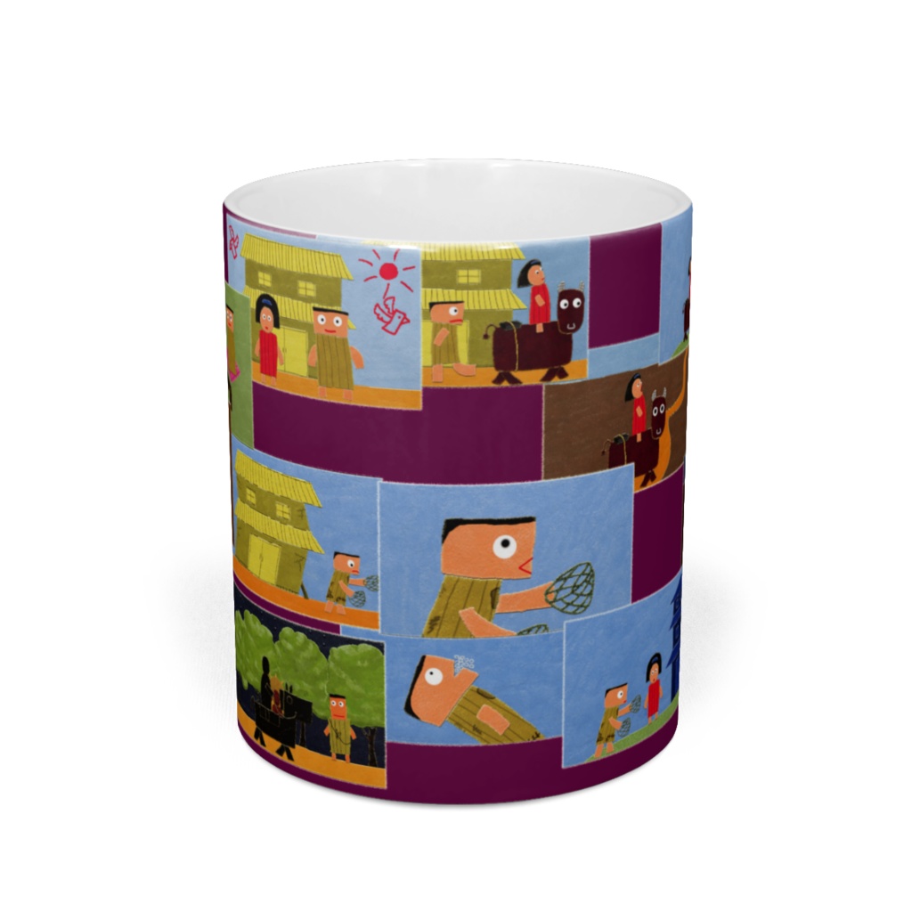 コラージュ(カマド神の起り)