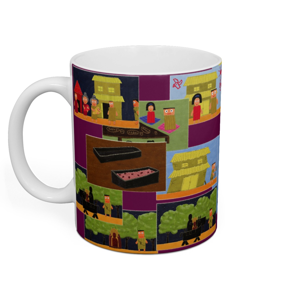 コラージュ(カマド神の起り)