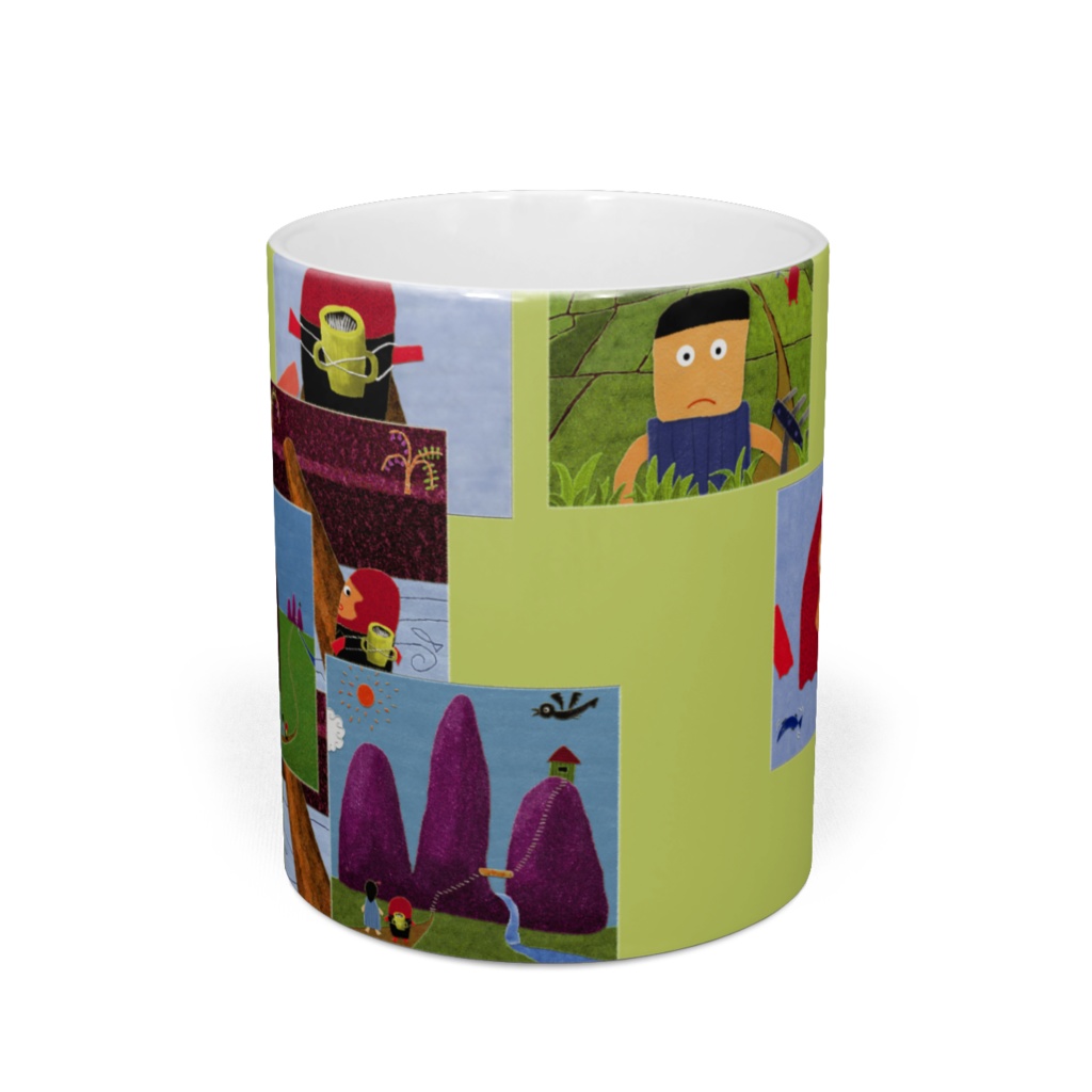 コラージュ(猿の婿入り)