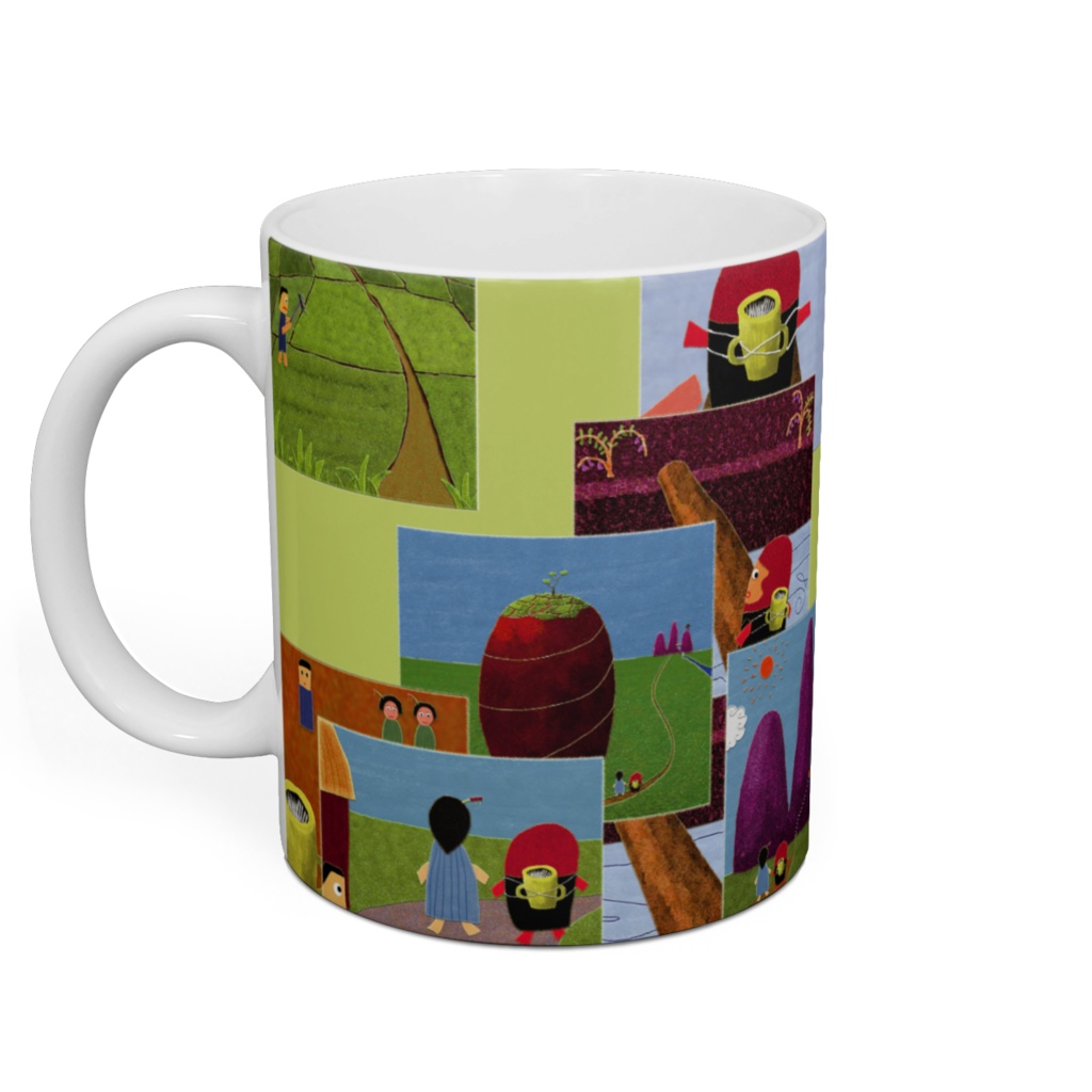 コラージュ(猿の婿入り)