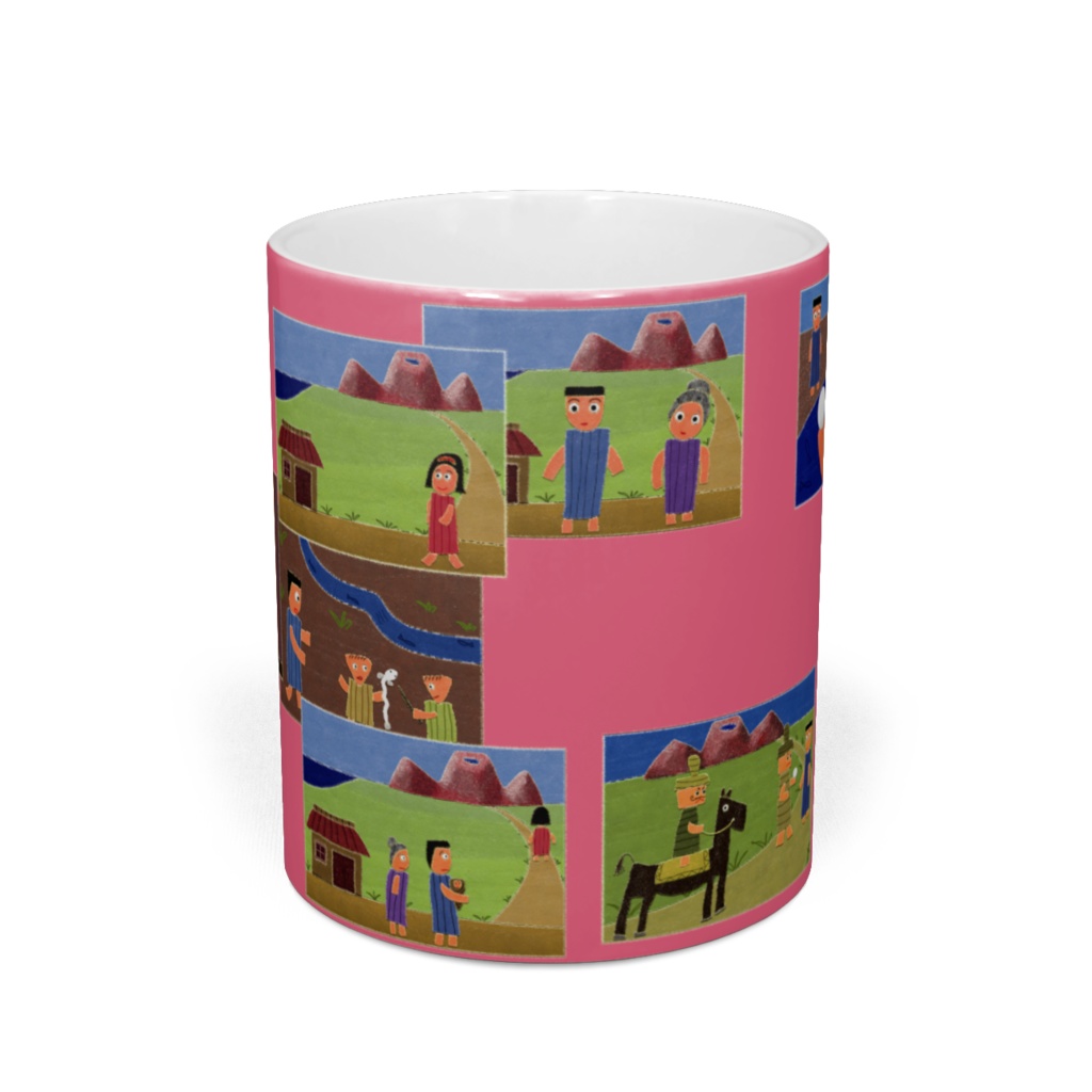 コラージュ(盲の水の神)