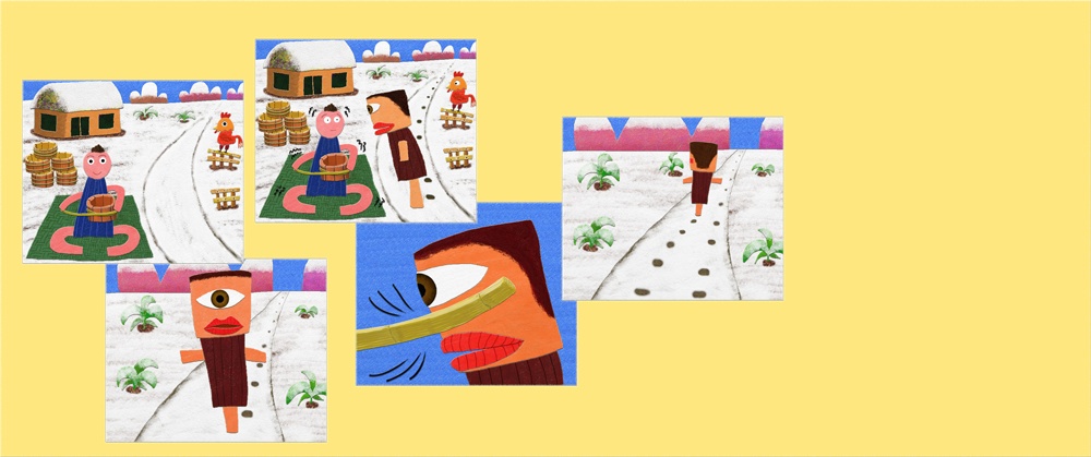 コラージュ(山父の悟り)