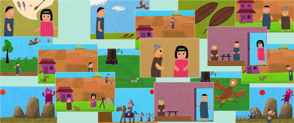 コラージュ(矢村の弥七)