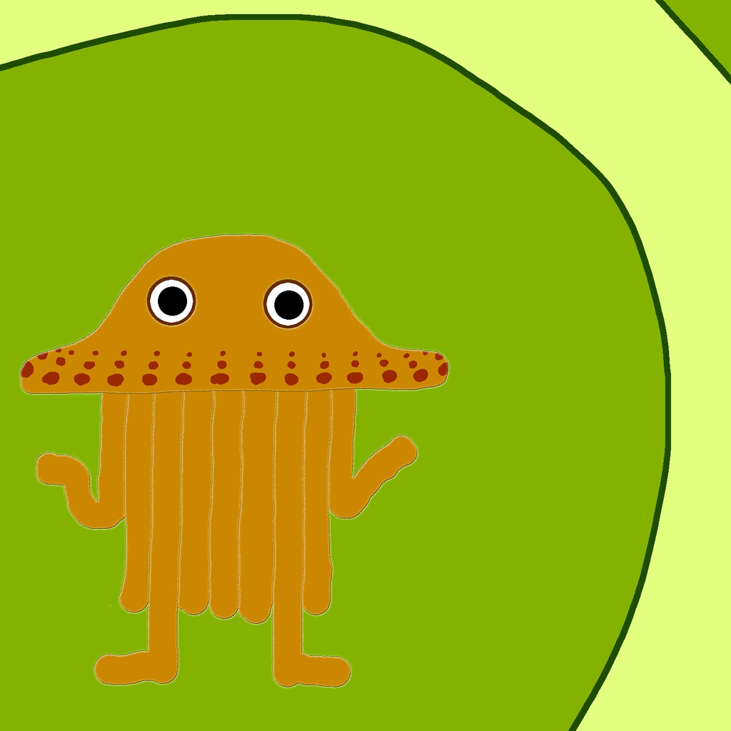 くらげ社長(iPhone 8plus、7plus用:緑)