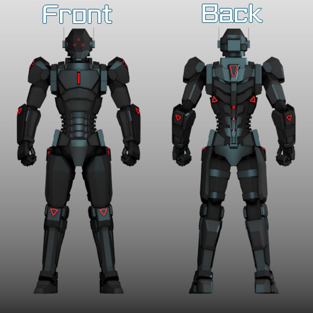 【VRChat想定モデル】"Delcto" デルクト